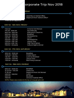 Agenda - Corporate Trip PDF