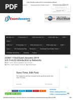 CCNA 1 Final Exam Answers 2019 (v5.1+v6.0) Introduction to Networks