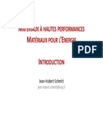 Introduction Materiaux Hautes Performances