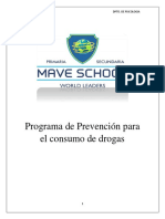 Programa de Prevención para El Consumo de Drogas