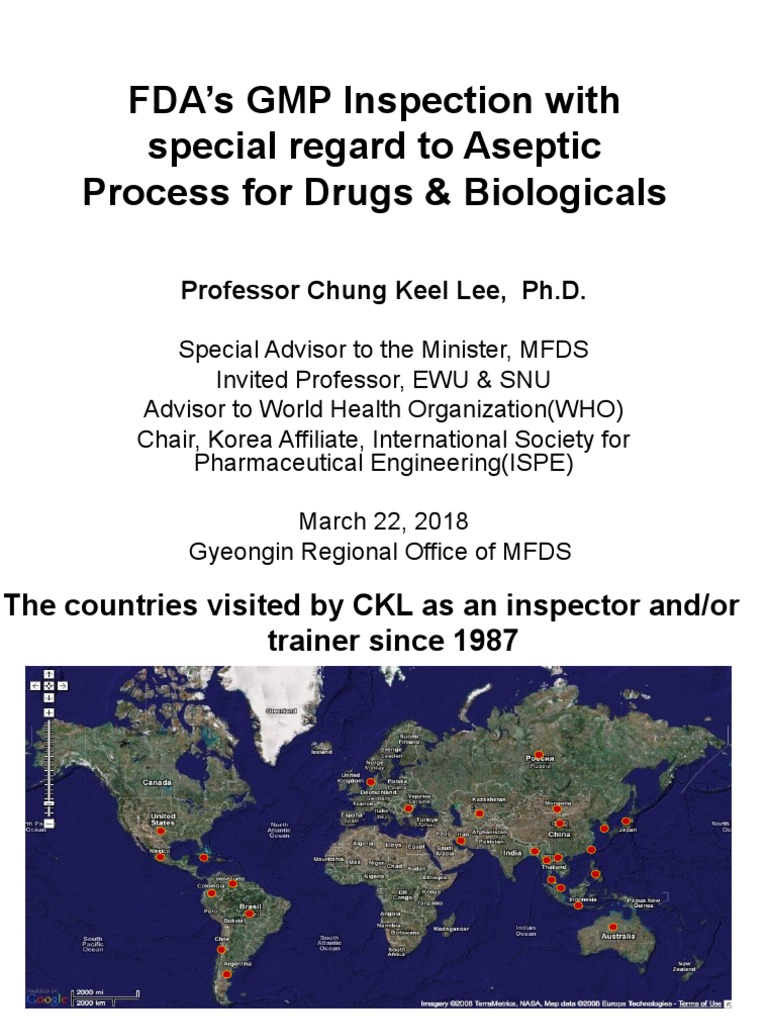 FDA GMP Inspection: Aseptic Drug Processes | PDF | Sterilization ...