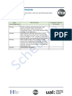 Production Schedule