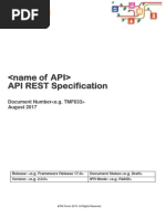 Template API REST Specification