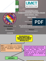 Declaración de Las Naciones Unidas Sobre Los Derechos de Los Pueblos Indígenas.