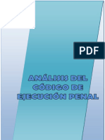 Análisis Código Ejecución Penal