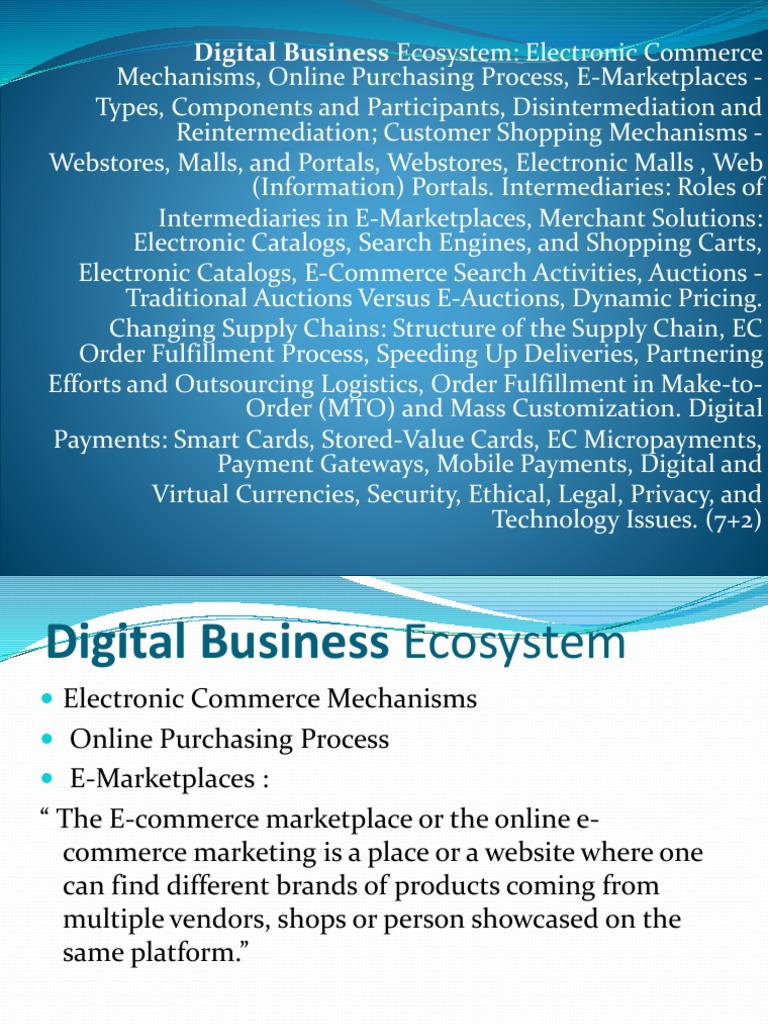 Pune University Digital Business Unit III | PDF | E Commerce | Web ...