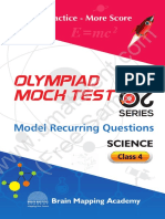 Mock Tests 20 20 Class 4 Science Sample