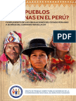 Informe Perú: situación de los Pueblos Indígenas a 30 años del Convenio 169