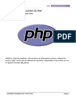 PHP Tutorial y ejercicios prácticos de PHP