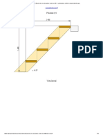 Cálculo de Una Escalera Recta en 3D - Calculadora Online - Perpendicular - Pro