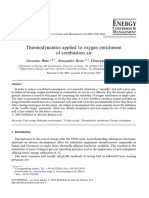 Thermodynamics Applied To Oxygen Enrichment of Combustion Air