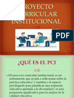 Proyecto Curricular Institucional