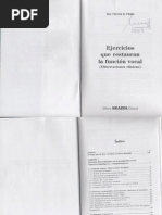 Farias Ejercicios Que Restauran La Funcion Vocalpd PDF | PDF