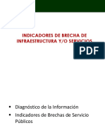 Indicadores de brechas de infraestructura y servicios de la PNP