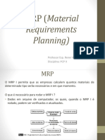 MRP (Material Requirements Planning)