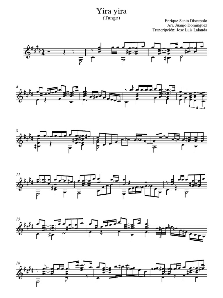 Yira Yira | PDF