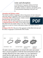 Porosity and Absorption