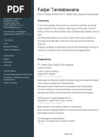 Telkomsigma - CV Fadjar PDF