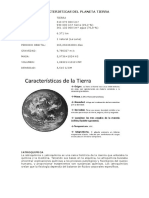 Caracteristicas Del Planeta Tierra