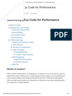 Optimizing p5.Js Code For Performance Processing - p5.Js Wiki