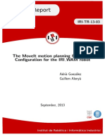 The MoveIt Motion Planning Framework Configuration For The IRI WAM Robot