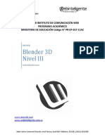 Contenido de Blender 3D III