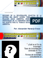 Alex Naranjo Erazo - Colombia - El Trabajo Social Entorno A Lo Ambiental