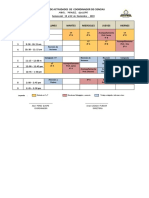 Plan de Actividades de Coordinador de Ciencias Del 18 Al 22 de Noviembre