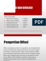 Difusi Dan Disolusi Obat