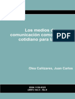 Olea Cañizares Juan Carlos - Los Medios de Comunicacion Como Espacio Cotidiano