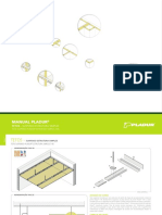 Construction - Ceilings - Pladur - 4.2.1 TETOS SUSPENSO Estrutura Simples T 45 PDF
