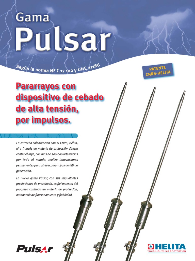 Catalogo de Pararrayos | PDF | Ingenieria Eléctrica | Electromagnetismo