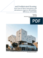 Modular Prefabricated Housing Literature Scan