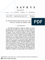 El vocabulario Muzo-Colima de Juan Suárez de Cepeda