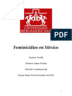 feminicidios en México 