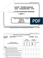 KKM Aqidah Akhlaq MTs Kelas 7 Semester 1&2