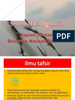 Sistematika Al Qurc3a3n Kajian TTG Susunan Naskah Alquran PDF