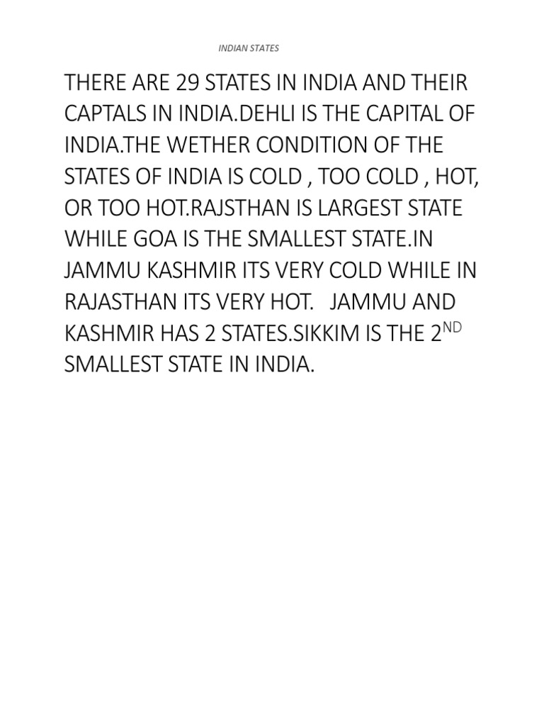 Indian States | PDF