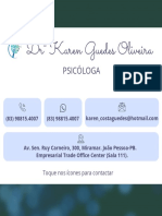 Cartão Virtual DR Karen Guedes Oliveira Com Links PDF