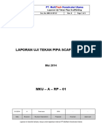 Laporan Uji Tekan Pipa Scaffolding PDF
