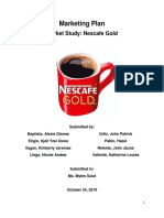 Marketing Plan: Market Study of Nescafe Gold in The Philippines