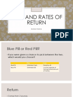 Risks and Rates of Return