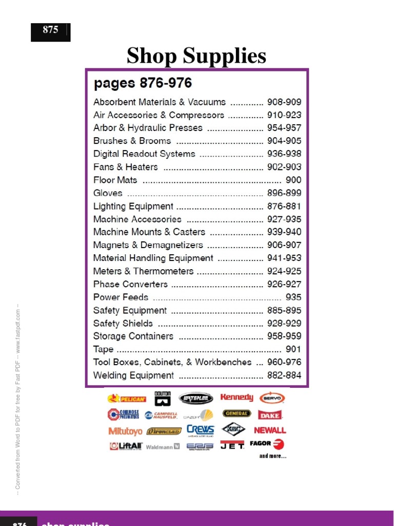 Shop Supplies | PDF | Flashlight | Fluorescent Lamp