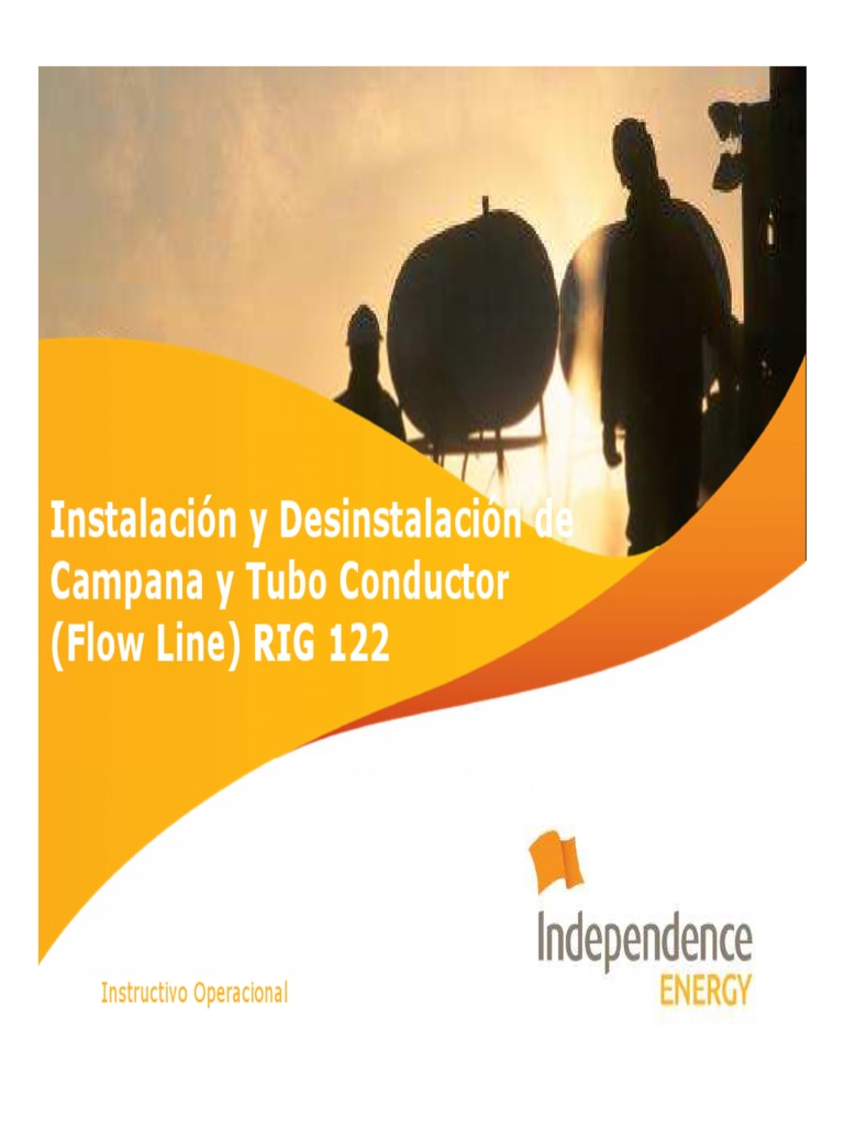 Instalación y desinstalación segura de la campana y tubo conductor del ...