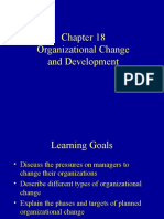 Organizational Change and Development