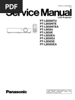 Panasonic PT LB50EA Service ID5350