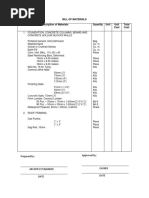 Bill of Materials