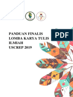 Panduan Finalis Lomba Karya Tulis Ilmiah Nasional Uscrep 2019