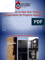Public Adjuster in New York Providing Compensation for Property Damage