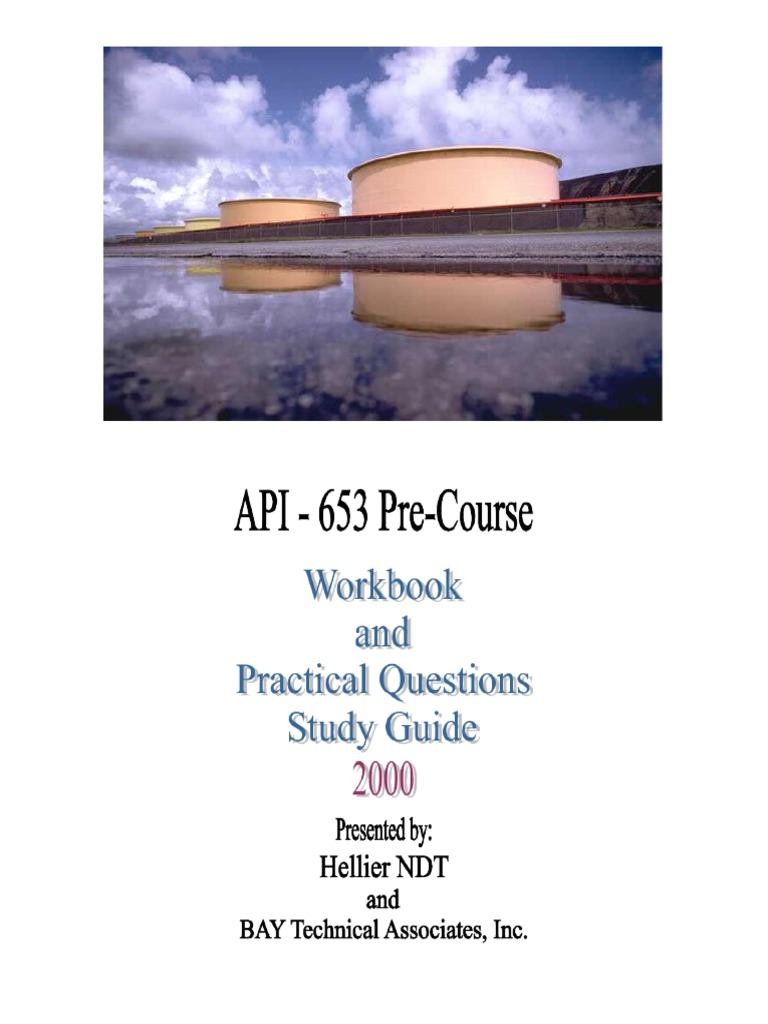 API-653 Exam Prep Workbook Guide | PDF | Test (Assessment ...